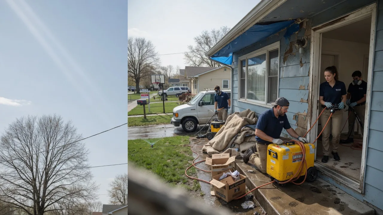 Basement Flood Cleanup in Kent, IL near me